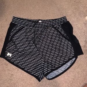 Under armour track shorts